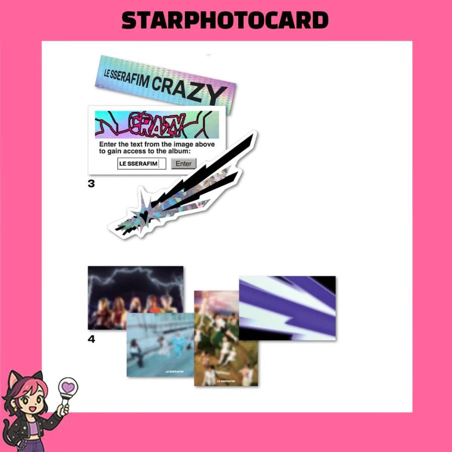 [LAGERWARE] LE SSERAFIM - 4. Mini-Album CRAZY