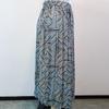 Frühling und Herbst frauen Halbkörper Rock Große größe Geometrische Druck Druck Plissee Halbkörper Rock Lose Lange Rock