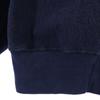 Long sleeve Remake fleece switching trainer Navy sweat Men's Used