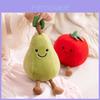 Brinquedo de Pelúcia de Frutas e Vegetais Fofo com Algodão de Pelo Curto Para Decoração de Sala de Brincar Infantil