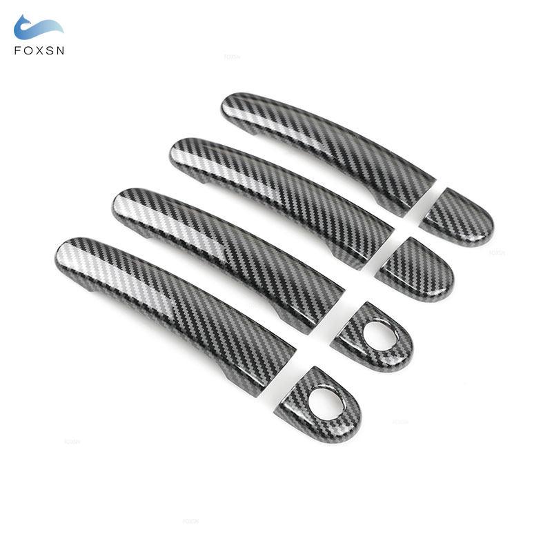 Car Accessories Exterior Door Handle Cover Sticker Trim For VW Golf 5 MK5 Rabbit 2004 2005 2006 2007 2008