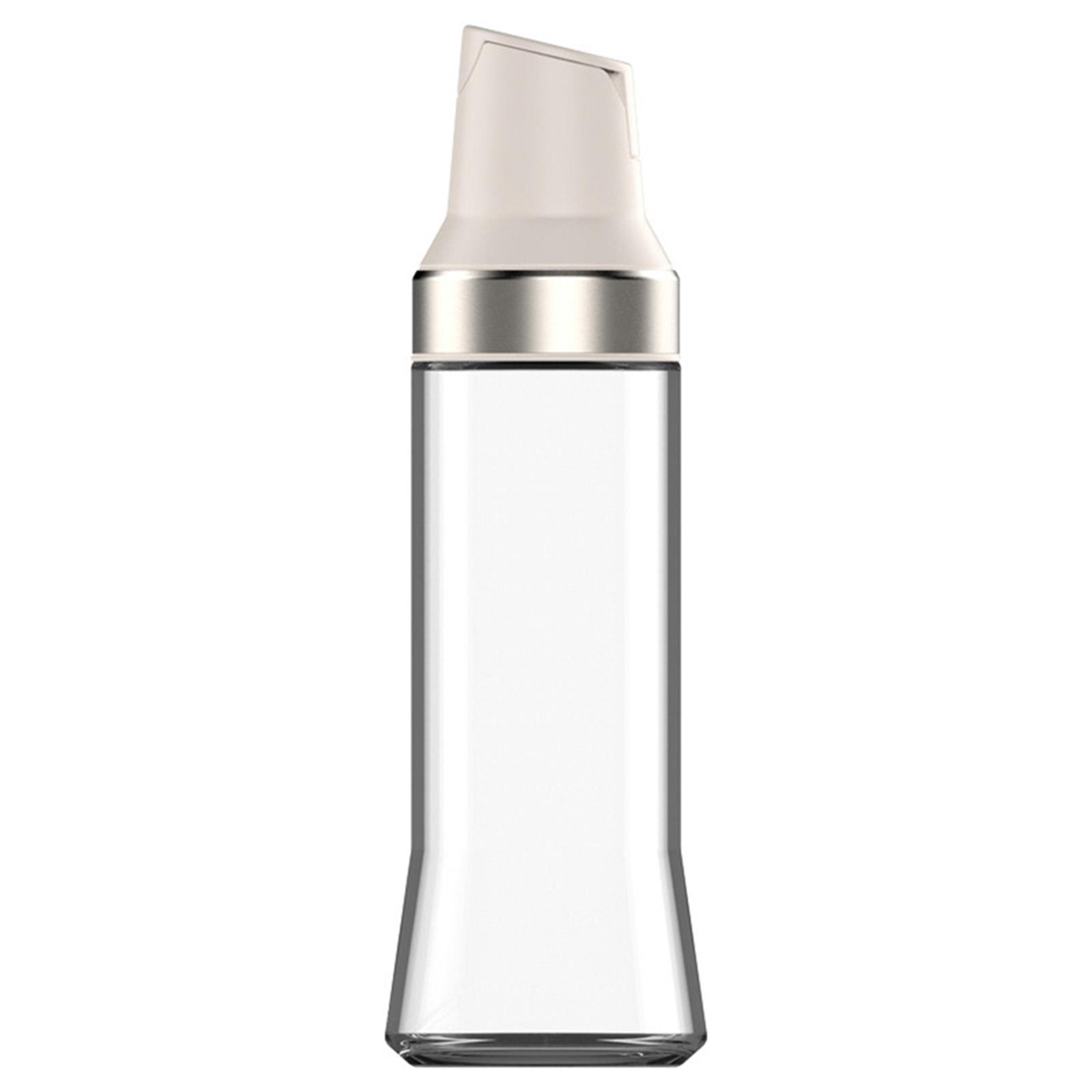 Oil Dispenser Bottle With Automatic Cap Clear Leakproof Liquid Condiments белый