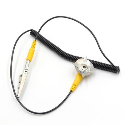 Heavy Duty Anti Static Grounding Wire ESD Safety Conductive Cable Anti Static Spring Grounding Wire Clamps Accessories