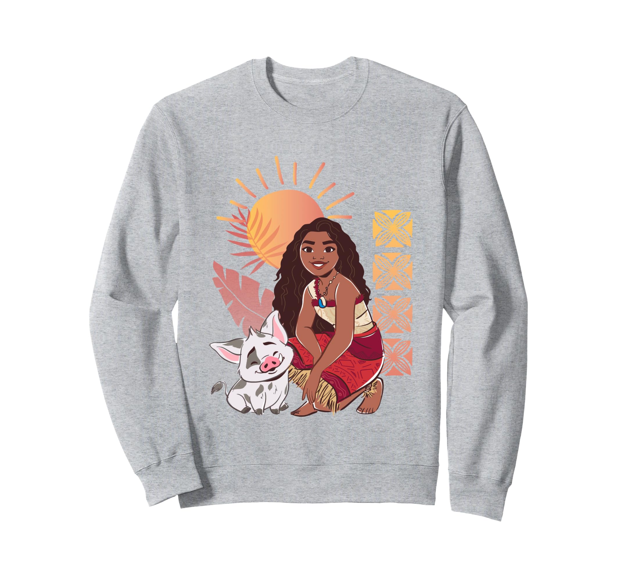 Свитшот с логотипом сундука  Лучшие друзья  Моана 2 Пуа Моана Тропический