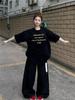 Plus Size Women's Retro Loose Fit Cotton Short Sleeve T-shirt