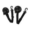 2PCS 9cm Suction Cup Anchor Securing Hook Tie Downs with Carabiner for Car Side Awning