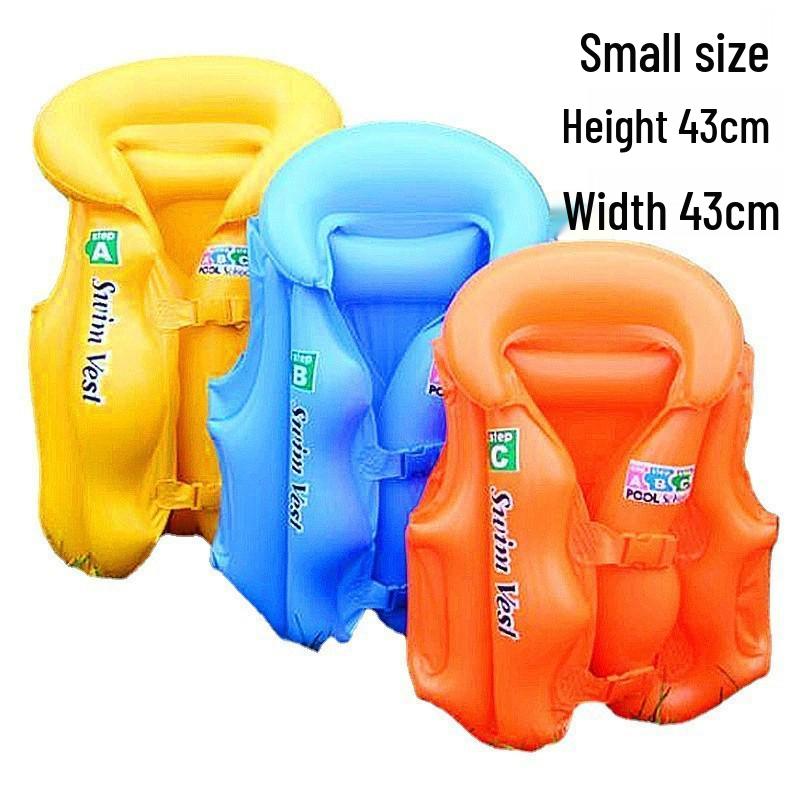 

Детский надувной жилет-купальник из ПВХ для безопасности – Утолщенный для дополнительной плавучести, герметичная конструкция