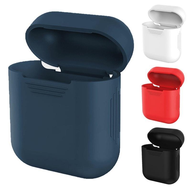 Silicone Shock Proof Protector Sleeve for Apple AirPods Case Cover Wireless Earphone Box Accessories LS