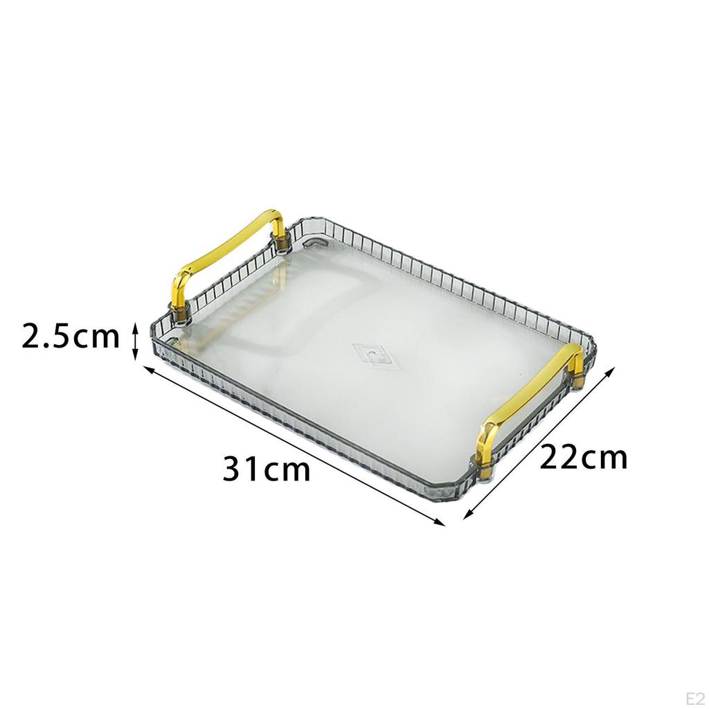 Elegant Tray with Handles for Jewelry and Home Decor