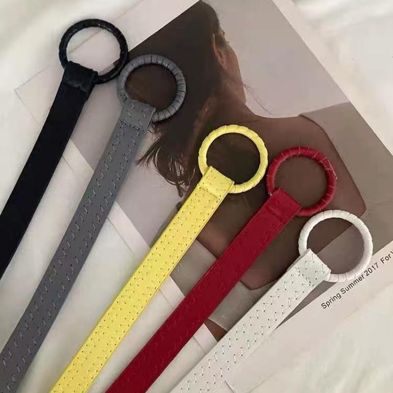 Fashionable belt for women, 2026 new style, with skirts, Korean version, circular knot, retro, spicy girl accessories, high-end