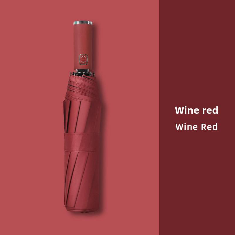 

Большой автоматический обратный зонт в стиле ретро для мужчин и женщин - защита от ультрафиолета в солнечные и дождливые дни