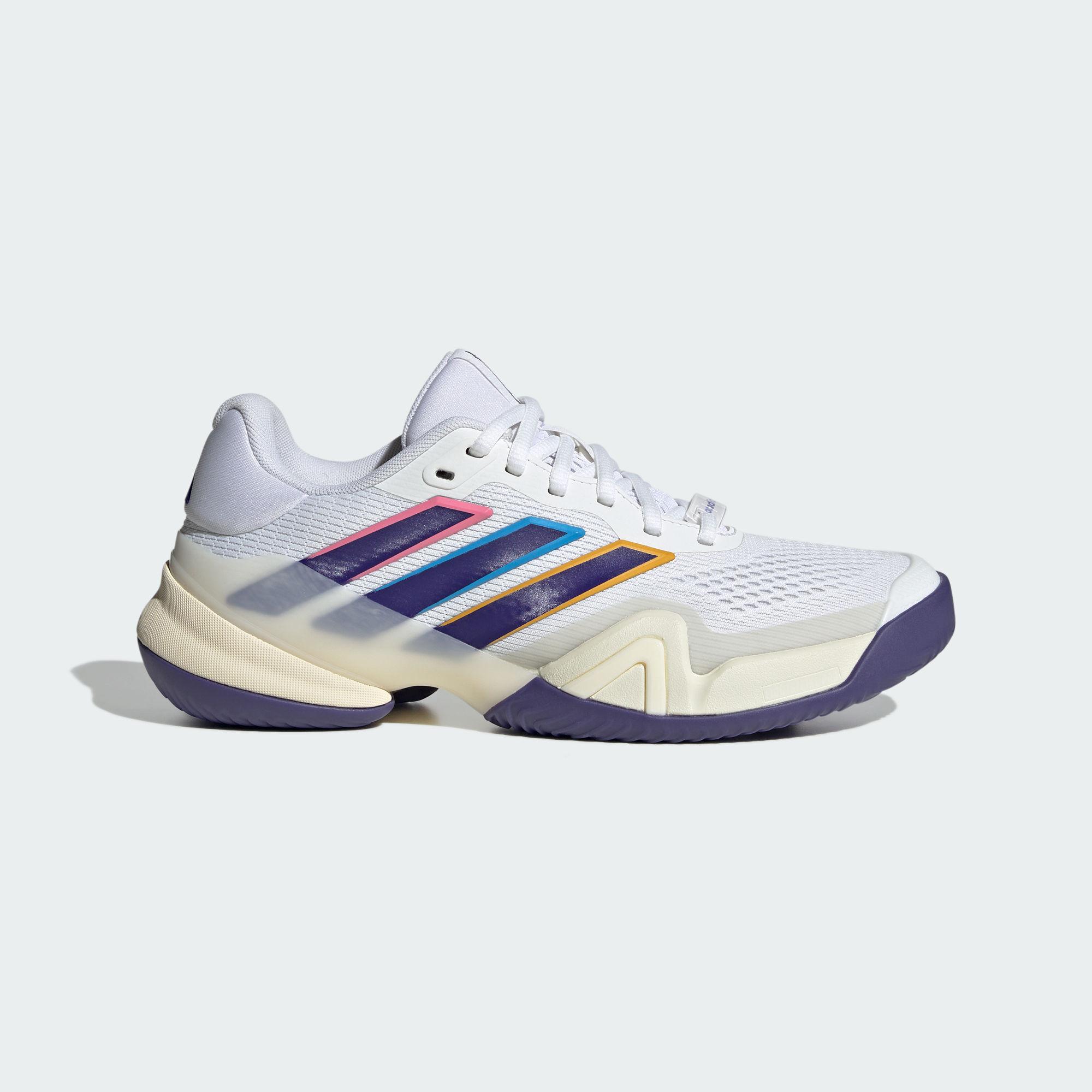 Adidas BARRICADE 14 Tennis Shoes Women s Low Top White/Collegiate Purp 36