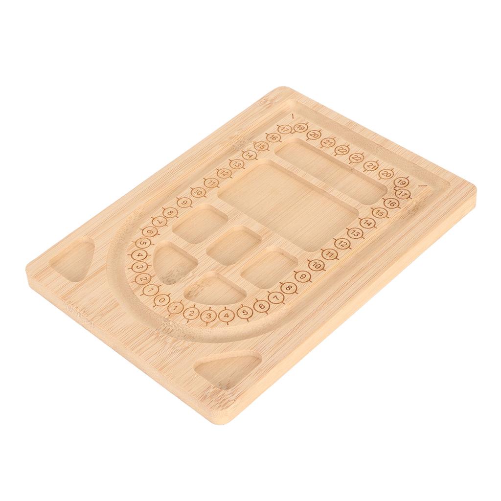 Bead Board Durable Exquisite Bamboo Bead Design Board Multipurpose Beading Tray for Bracelet