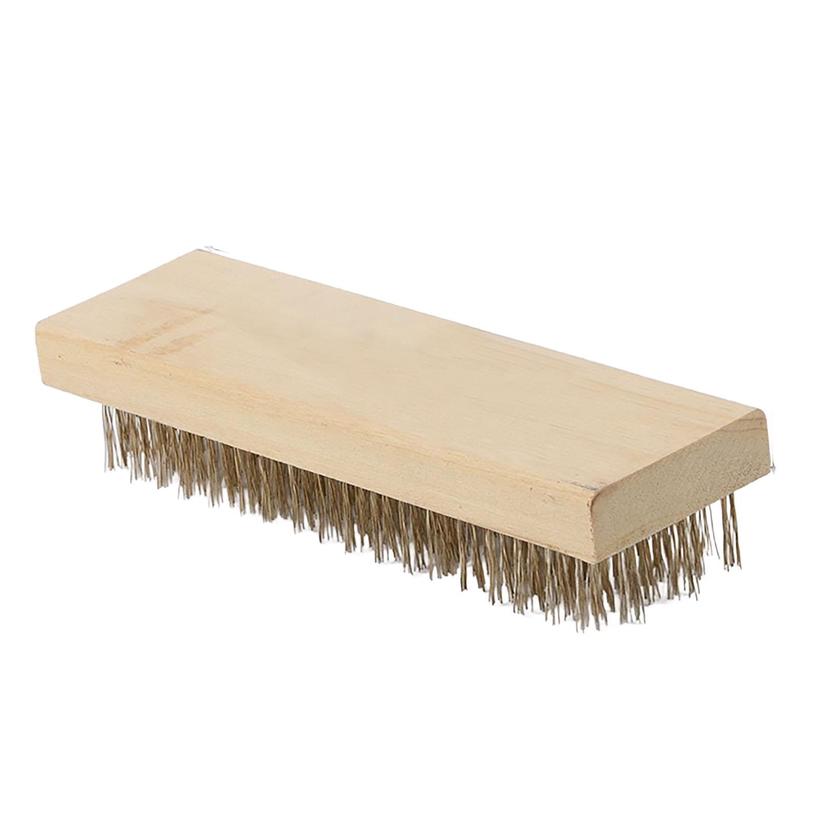

Wire Brush Cleaning Metal Surface Texturing Bristle Wire Brush Barbecue Pool Garage Patio Removing Rough Surface Wire Broom