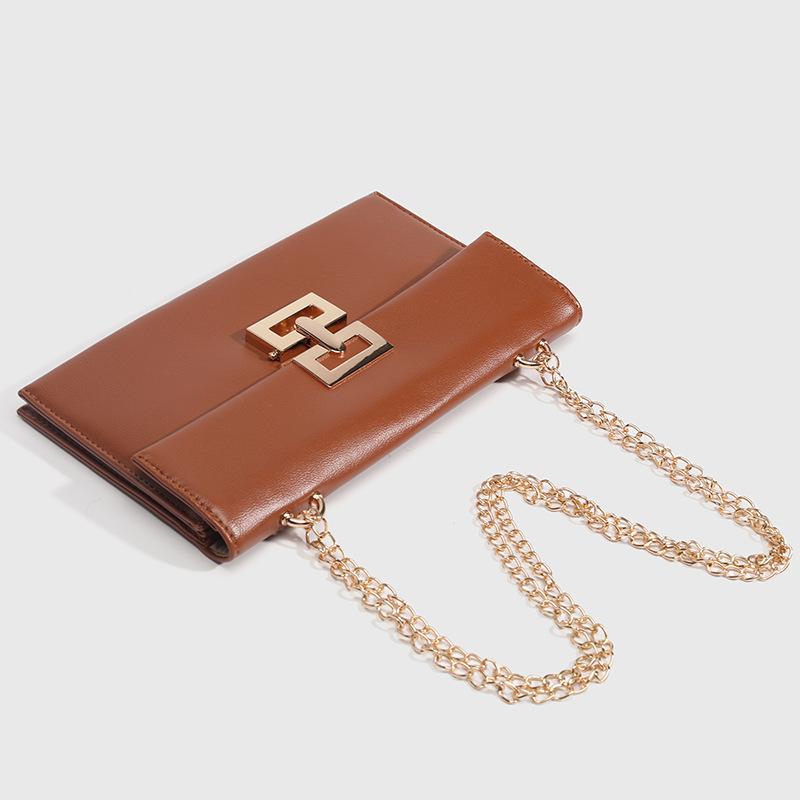 French Niche Small Bag for Women Amazon Cross-Border Internet Celebrity Korean Version Chain Shoulder Crossbody Bag Retro Small Square Bag