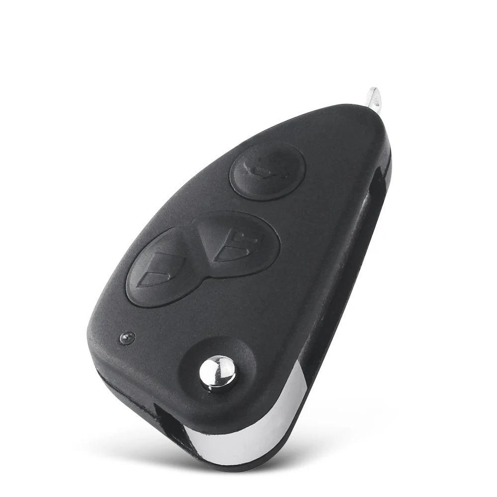 2/3 Przyciski Samochodowe Zdalne Klucze Zdalne Shell Fob Nieobcięte SIP22 Blade Dla Alfa Romeo 147 156 166 GT