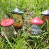 Ornaments Mushroom Statue Resin Crafts Resin Figurine Halloween Mushroom Sculpture  Home Decoration
