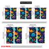 2pcs 2D flat printing Window Drapes Cute Cartoon Dinosaurs 100% Polyester Without Electricity Party Decorations for Home Wall
