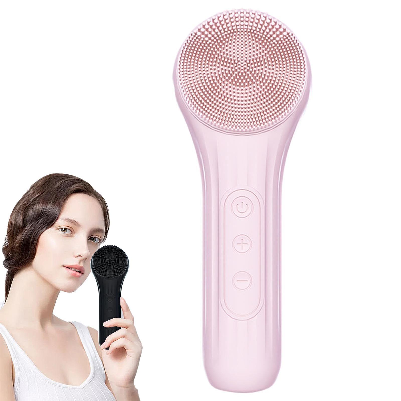 

Электрическая щетка для умывания лица, электрический эксфолиатор для лица, перезаряжаемая электрическая щетка, электрический эксфолиатор для лица, щетка для лица, инструмент для очищения лица One Size розовый