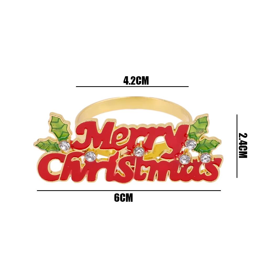 Porta-guardanapos de Metal para Natal Belle Porta-guardanapos Árvores Porta-guardanapos Adequado para Decoração de Natal Ação de Graças