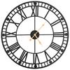 vidaXL Vintage Wall Clock with Quartz Movement Metal 60 Cm XXL