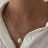 Baroque Freshwater Pearl Necklace, Women's Stainless Steel Clavicle Chain, French Retro Style, Elegant and Sophisticated