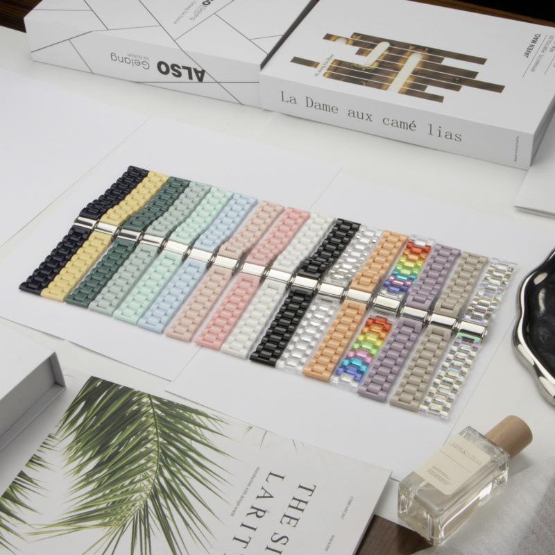 

Комплект ремінців солодкого кольору Samsung Galaxy Watch5/4: Гальванопластика Macaron & Glacier 20mm