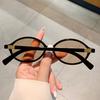 Luxury Brand Designer Oval Small Frame Sunglasses Women Men Fashion Vintage Trend Sun Glasses Punk Hip Hop Shades UV400