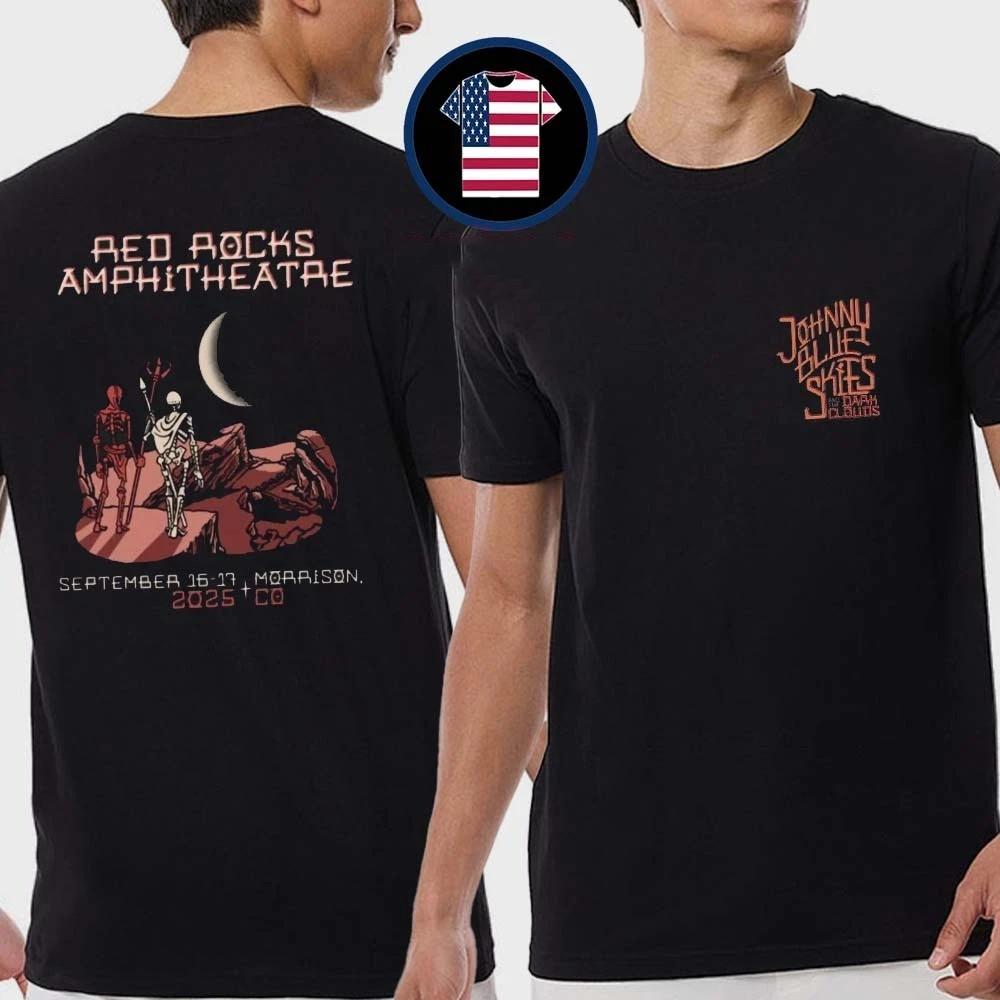 Sturgill Simpson Johnny Blue Skies Red Rocks Amphitheatre T Shirt Size S-5XL Unisex T-Shirt XXXL