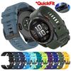 22 26mm Silikonarmband für Garmin Quatix 8/Tactix 8 7Pro/Fenix5 5x puls 7 7x 6 6x 8 Pro 47mm 51mm/D2 Bravo Quick Fit Sportband
