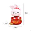 Desktop Ornament Statue Bunny Figurine for Desk Housewarming