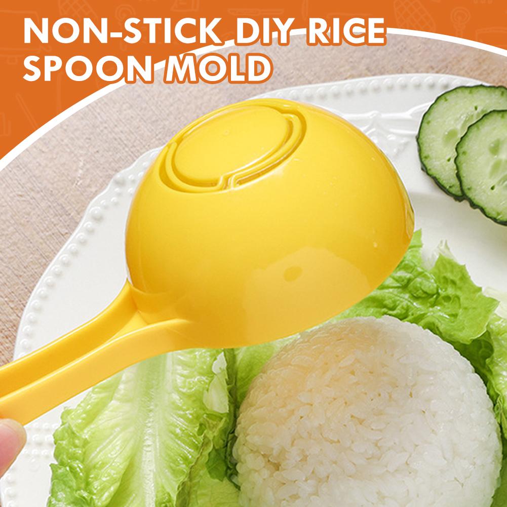 1/2PCS High-quality Rice Ball Spoon Non-stick Diy Rice Scoop Mold Rice Round Accessories Spoon Porridge Kitchen Half