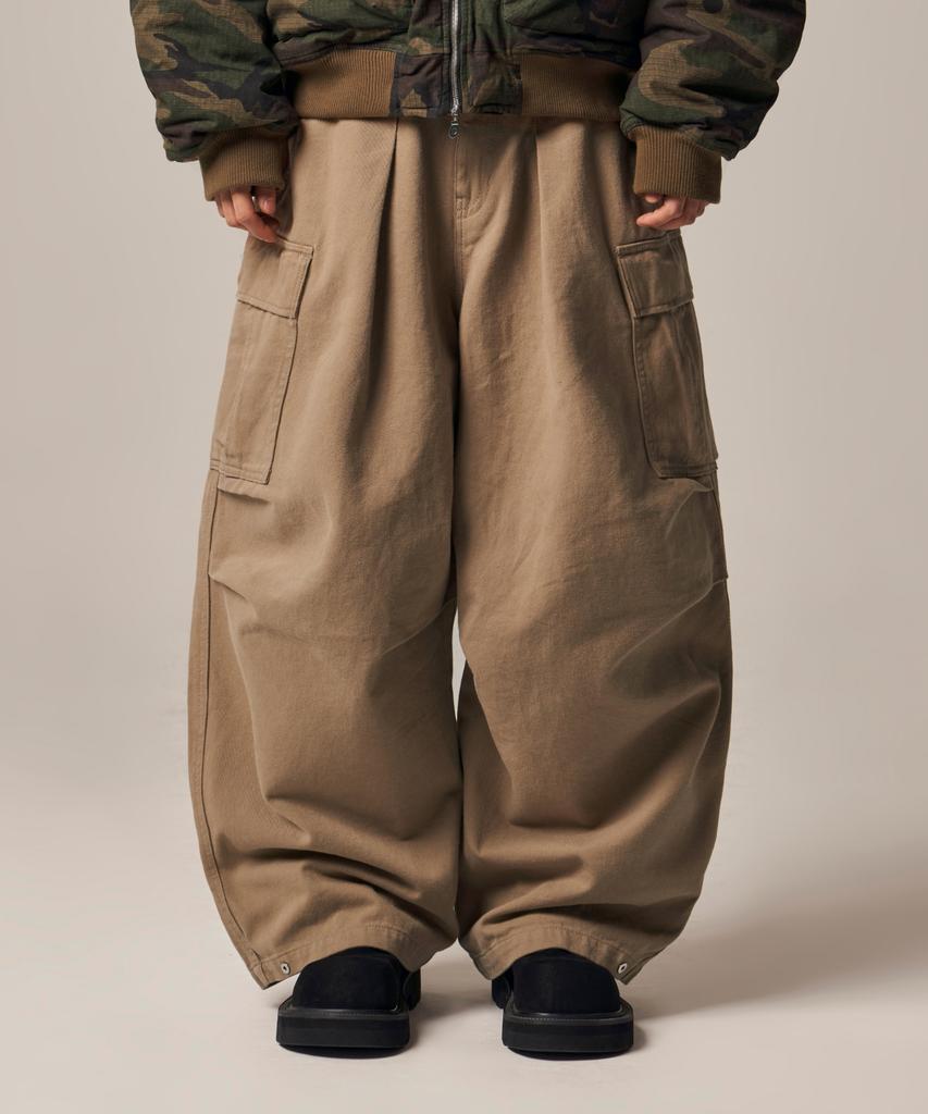IDWS Titan Cargo Balloon Pants Beige