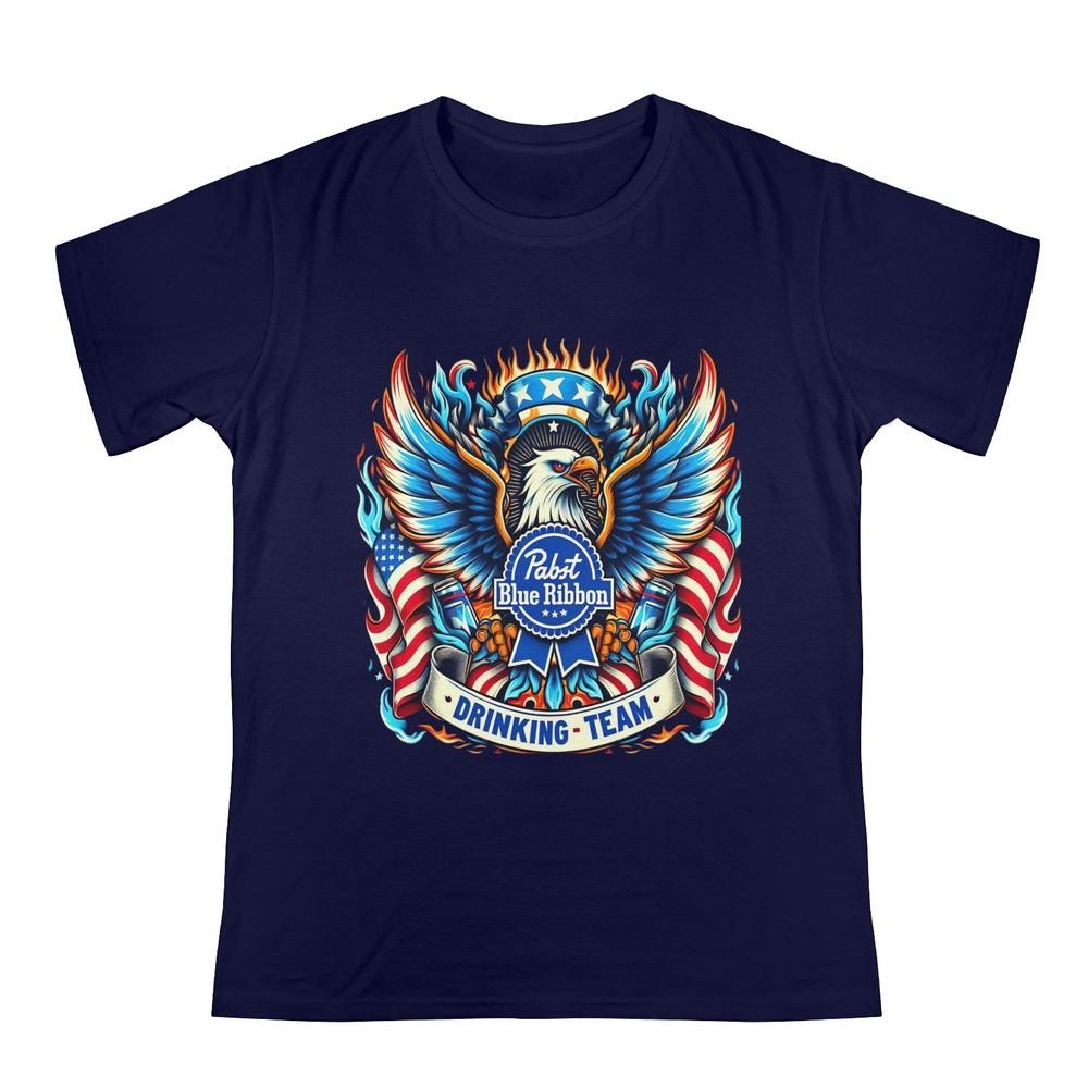 Soft Cotton t shirt. Pabst Blue Ribbon Beer Unisex T-Shirt S