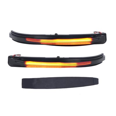 2PCS Feu de Clignotant Dynamique Rétroviseur Extérieur Lentille Fumée Remplacement pour Peugeot 3008 MKII 2016‑2021