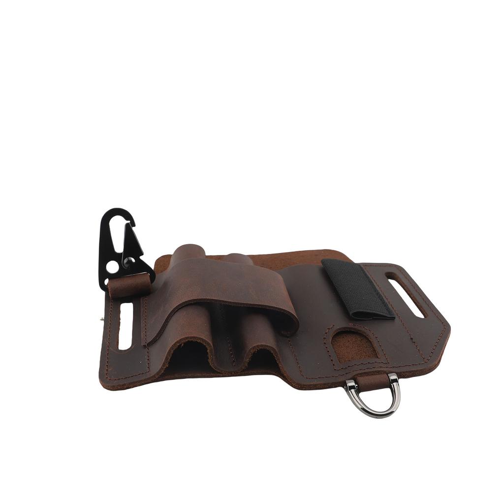 Leder-Multitool-Scheide Wasserdicht Tragbar Stilvoll Multitool-Gürtel für Taschenlampe Stift Schlüsselanhänger