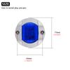 6PCS Boat Marine Lights Navigation Waterproof Marker Lamp For Truck RV Yacht Transom Anchor Stern DC 12V 6LED Stern Light