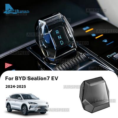 ABS Gear Shift Knob Protection Cover for BYD SEALION 7 EV 2024 2025 Trim LHD RHD Gear Lever Handle Interior Trim Accessories