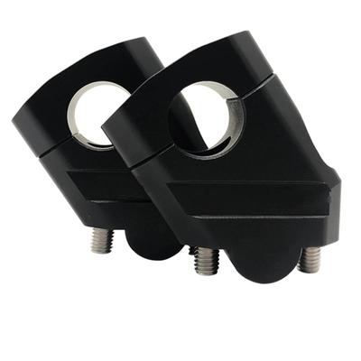 Handlebar Risers for Kawasaki Bikes 22mm 28mm Handlebar Height Adjustment Riser Bar Clamp Mount Handle Riser Bike (28mm Black)