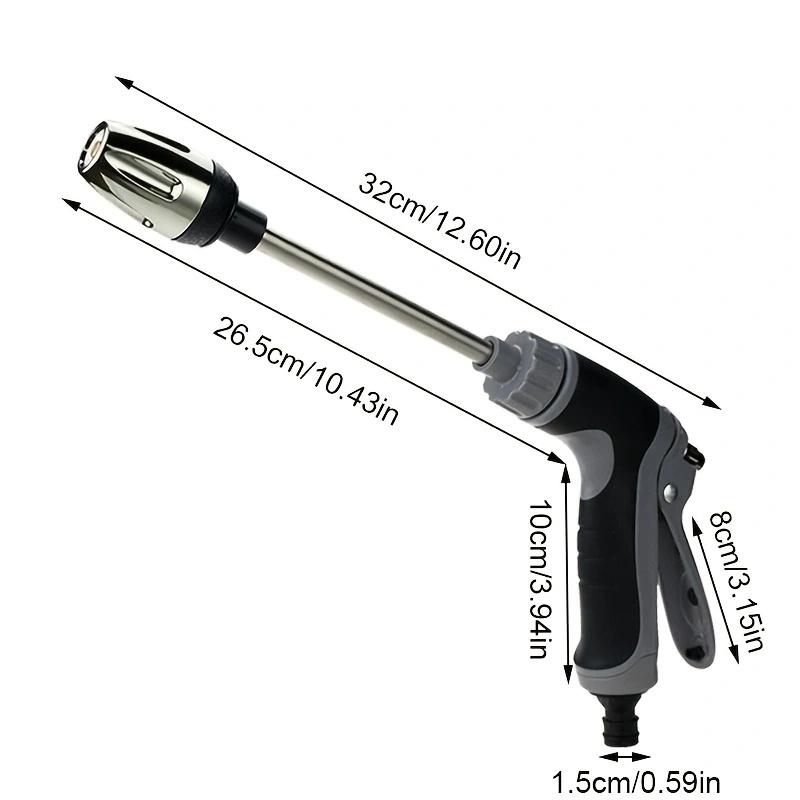 1PCPortable Automobile Cleaning Tools High Pressure Sprinkler Water Gun Car Wash Cleaner Garden Watering Hose Lance