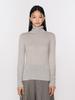 TOSE Shirred Point Long Sleeve Tee Gray