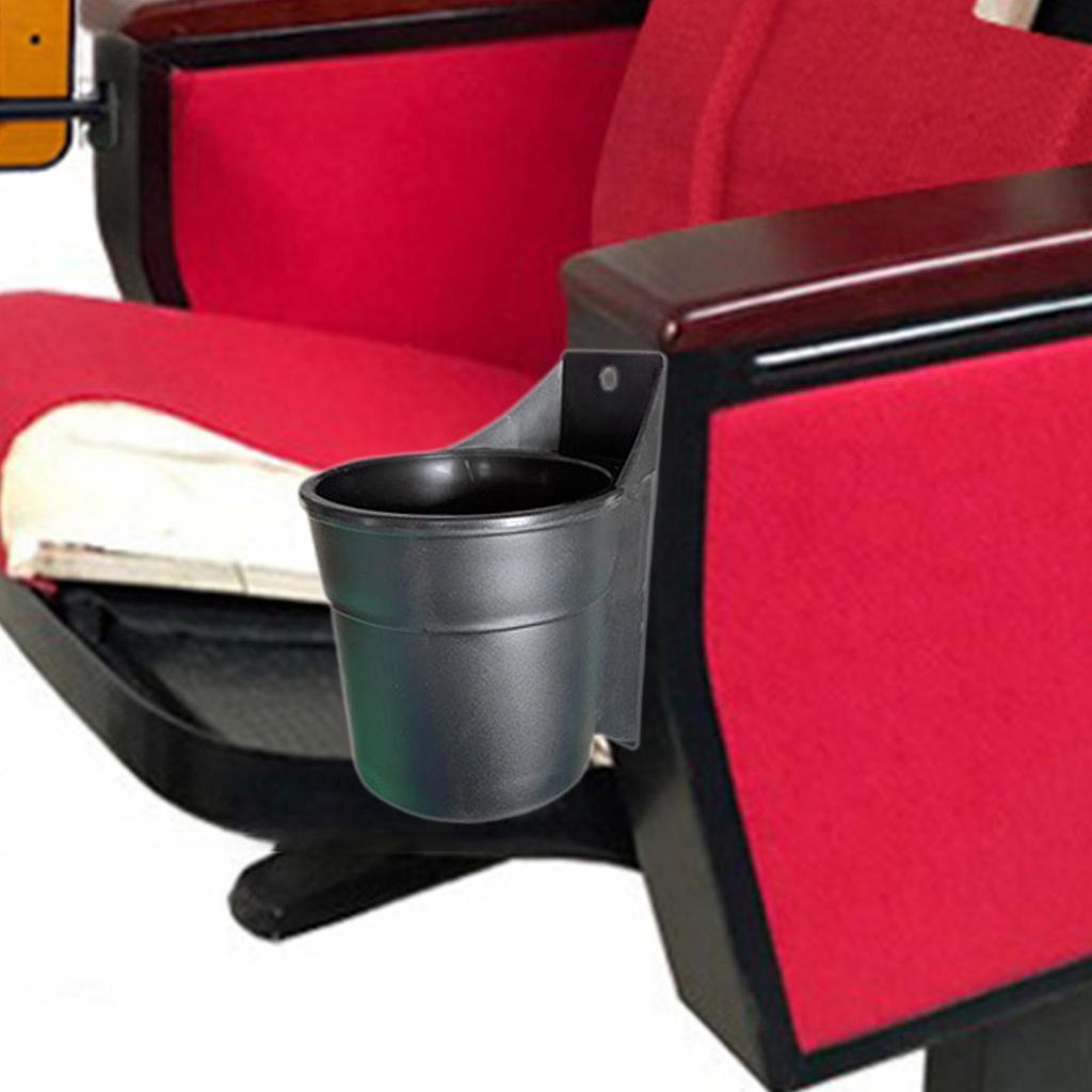 1-5PCS Chair Cup Holder Seat Cup Bucket Accessories Bucket Bottle Holder for Beverage Cup Cinema Chair Cup Rack Chair Attachment