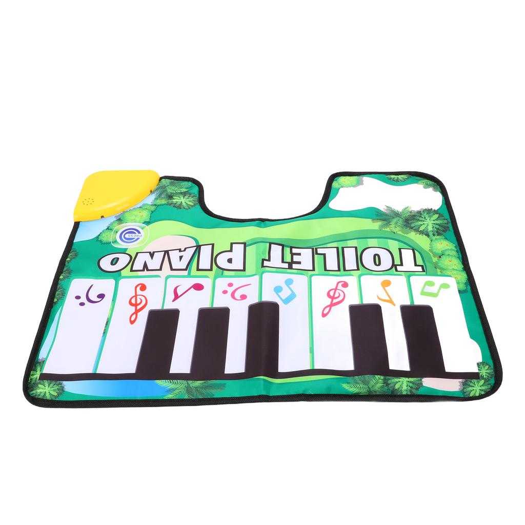 Toilet Piano Mat Funny Musical Floor Piano Keyboard for Bathroom Adult Water Proof Anti Slip Oxford Cloth