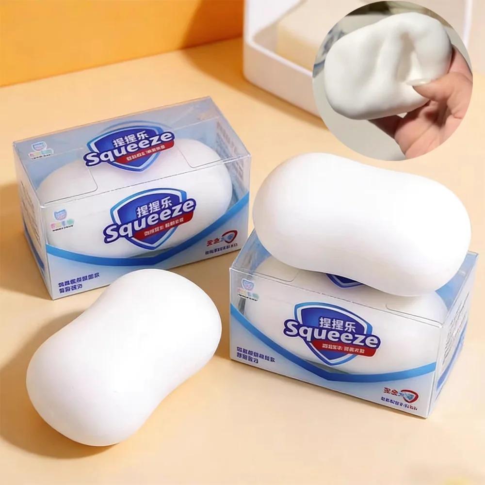 ##Zeepbel Squishy Stressbal Fidget Speelgoed Zacht Stressverlichting Langzaam Rijzend Sensorisch Fidget Speelgoed voor Kinderen en Volwassenen Ontspannende Cadeaus