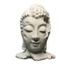 Buddha's Head Plaster Statue Buddhist Figure Sculpture Abstract Art Head Damaged Buddha Statue Home Accessories