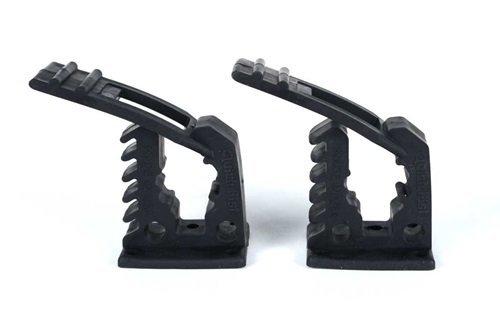 Mini Quick Fist Clamp (2-Pack) - Rubber Flashlight Wall Mount Clamp for 16mm-32mm Diameter Lights
