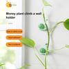 10Pcs/Set Adorable Snail Shape Plant Fixed Clip Good Clamping Wall Mounted Plastic Plant Holder Clip for Home