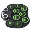 Elektronisches Schlagzeugset Tragbare Beleuchtung Elektronisches Roll-Up Übungs-Drum-Pad Handgerollt Elektronisch