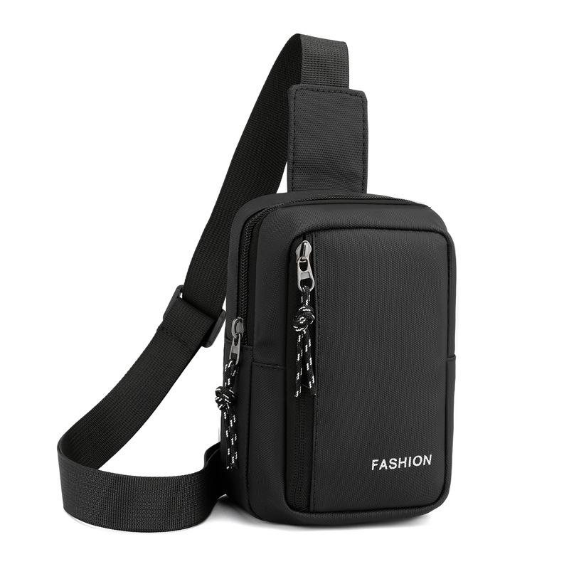 Unisex Chest Bag Simple Storage Bag Lightweight Travel Small Backpack Crossbody Bag Fashion Casual Single Should Bags