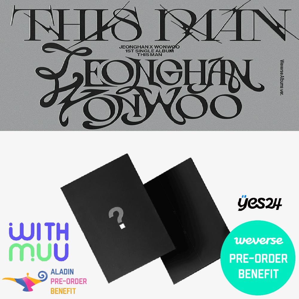 

Оформите предзаказ на первый сингл JEONGHAN X WONWOO THIS MAN Weverse Albums ver. и почта